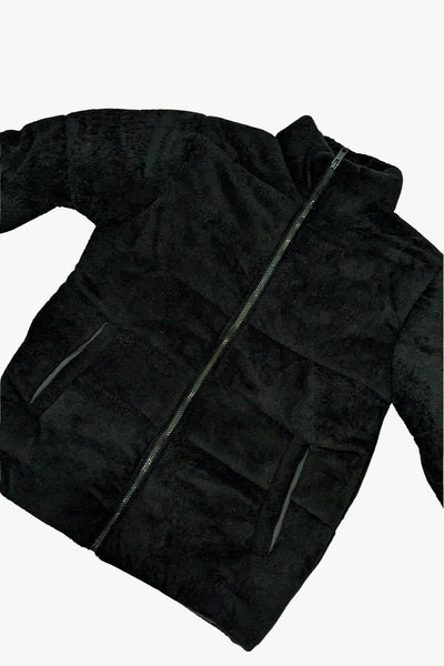 Men’s Sherpa Puffer - Black